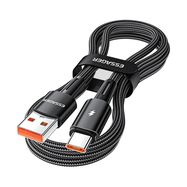 USB-A to USB-C 120W Cable Essager 2m (black), Essager