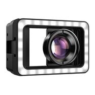 Mobile lens APEXEL APL-HB100FL23 100mm macro with LED (black), APEXEL