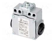 Limit switch; pin plunger Ø8mm; NO + NC; 10A; max.240VAC; PG13,5 POKÓJ
