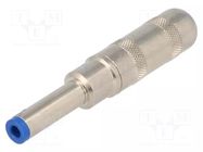 Connector: DC supply; plug; female; 11A; for cable; soldering SWITCHCRAFT
