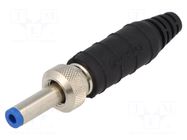 Connector: DC supply; plug; female; 11A; IP68; for cable; soldering SWITCHCRAFT