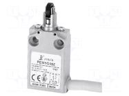 Limit switch; transversal plastic roller Ø12mm; NO + NC; 5A POKÓJ