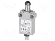 Limit switch; oblong plastic roller Ø12mm; NO + NC; 5A; cables POKÓJ