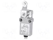 Limit switch; lever R 27mm, metallic roller Ø14mm; NO + NC; 5A POKÓJ