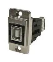 USB ADAPTER, 2.0 TYPE B RCPT-TYPE A RCPT