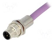Connector: M12; socket; male; PIN: 5; B code-Profibus; 4A; 250V; IP67 MOLEX
