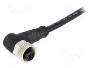 Connector: M12; plug; female; Micro-Change; PIN: 4; angled 90°; 4A MOLEX