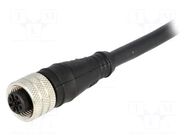 Connector: M12; plug; female; Micro-Change; PIN: 5; straight; 4A; 60V MOLEX