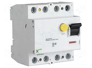 RCD breaker; Inom: 100A; Ires: 0.1A; Poles: 4; 400VAC; RCD EATON ELECTRIC