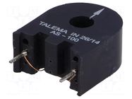 Transformer: current; AS; R: 0.6Ω; 6mH; 300mA; W: 9.53mm; Ø: 5mm TALEMA