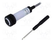 Sensor: photoelectric; Range: 0÷0.4m; 2-wire NO; DARK-ON; Mat: PBT LANBAO