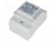 Power supply: transformer type; for DIN rail,non-stabilised BREVE TUFVASSONS