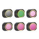 6 Lens Filters MCUV, CPL, ND8/16/32/64 Sunnylife for DJI MINI 4 PRO, Sunnylife