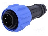 Connector: circular; plug; male; PIN: 7; Buccaneer 900; for cable BULGIN