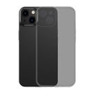Baseus Frosted Glass Case for iPhone 13 Pro (black) + tempered glass, Baseus