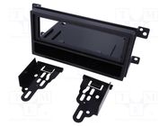 Radio frame; Subaru; 1 DIN; black METRA