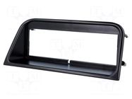 Radio frame; Peugeot; 1 DIN; black 4CARMEDIA