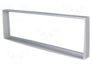 Radio frame; Alfa Romeo; 1 DIN; silver ACV
