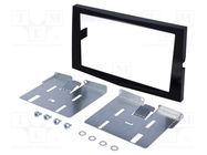 Radio frame; Opel; 2 DIN; black gloss PER.PIC.