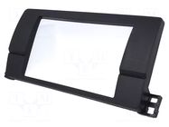 Radio frame; BMW; 2 DIN; black ACV