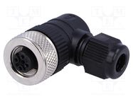 Connector: M12; plug; PIN: 4; female; A code-DeviceNet / CANopen LUMBERG AUTOMATION