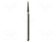 Diamond mill; Ø: 2.8mm; Ø: 2.35mm; ceramic grinding; L: 38.2mm PG MINI