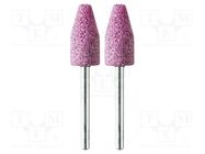 Grindingstone; Ø: 10mm; Ø: 3mm; Tip mat: aluminium oxide; 2pcs. PG MINI