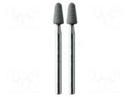 Grindingstone; Ø: 5mm; Ø: 2.35mm; ceramic grinding; 2pcs. PG MINI