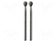 Grindingstone; Ø: 4mm; Ø: 3mm; ceramic grinding,crystal grinding PG MINI