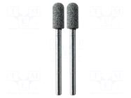 Grindingstone; Ø: 6mm; Ø: 3mm; 2pcs; silicon carbide; Bit len: 10mm PG MINI
