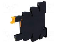 Socket; PIN: 8; 6A; 240VAC; for DIN rail mounting; SNR,ST SCHRACK