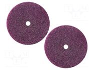 Grinding wheels; 22mm; aluminium oxide; steel; 2pcs. PG MINI