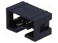 Connector: IDC; socket; male; PIN: 6; straight; THT; 2.54mm; 2x3; FCI AMPHENOL COMMUNICATIONS SOLUTIONS