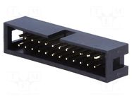 Connector: IDC; socket; male; PIN: 24; straight; THT; 2.54mm; 2x12 AMPHENOL COMMUNICATIONS SOLUTIONS
