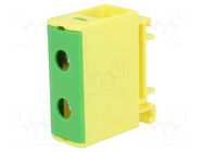 Splice terminal: rail; 160A; 1kV; screw terminal; yellow-green OUNEVA