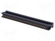 Connector: IDC; PIN: 50; 1A; 30V; IDC,THT; for ribbon cable; 2.54mm AMPHENOL COMMUNICATIONS SOLUTIONS