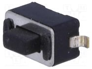 Microswitch TACT; SPST-NO; Pos: 2; 0.05A/12VDC; SMT; none; 1.6N NINIGI