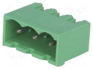 Connector: pluggable terminal block; socket; male; 12A; 250V; THT TE Connectivity