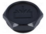 Fill plug; diameter 2 mm side breather hole; Thread: G 1 1/2" ELESA+GANTER