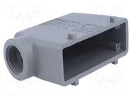 Enclosure: for HDC connectors; T-Type; size 104.27; M32; 104x27mm ILME