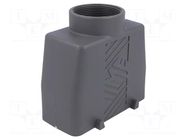 Enclosure for connectors: HDC; size 77.27; for cable; straight ILME