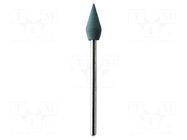 Tip fpr polishing; Ø: 6mm; Ø: 3mm; for polishing ferrous metals PG MINI