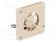 Fan: DC; blower; 5VDC; 30x30x3mm; 1.07m3/h; 39.2dBA; Vapo; 8.99mmH2O SUNON