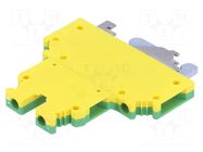 Splice terminal: rail; screw terminal; yellow-green; 32A; ways: 2 PHOENIX CONTACT