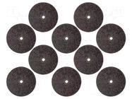 Cutting wheels; Ø: 22mm; Thk: 0.6mm; metal,plastic; 10pcs. PG MINI