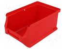 Container: cuvette; plastic; red; 102x160x75mm; ProfiPlus Box 2 ALLIT AG