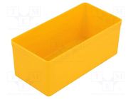 Box; polystyrene; yellow; 54x108x45mm; EuroPlus Insert 45 ALLIT AG