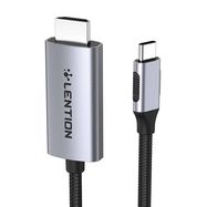 Lention CU707 USB-C to HDMI 2.0 cable, 4K60Hz, 1Gbps, 3m (gray), Lention
