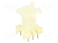 Coil former: with pins; plastic; No.of term: 6; Poles number: 1 WEISSER