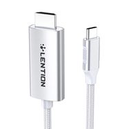 Lention CU707 USB-C to HDMI 2.0 cable,  4K60Hz, 1Gbps, 3m (silver), Lention